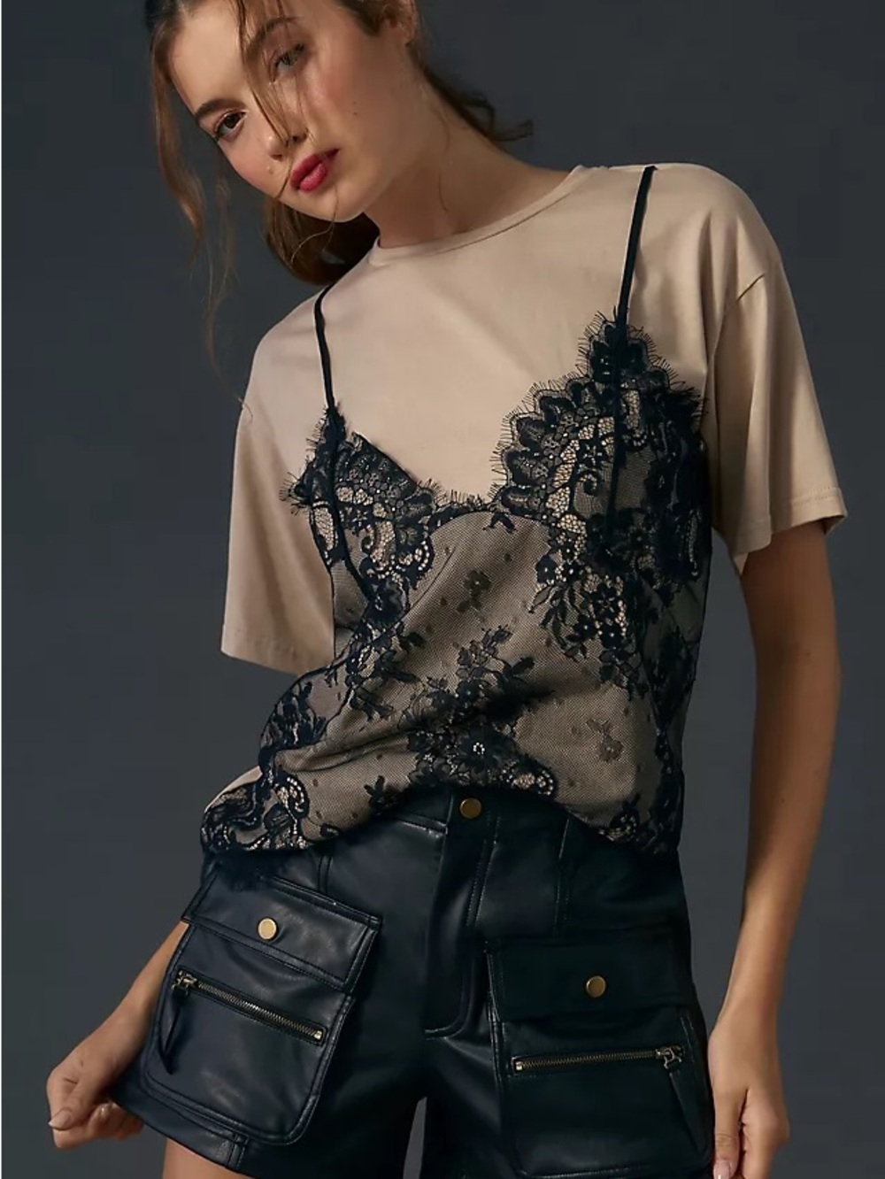 Anthropologie Dolan Left Coast layered tee